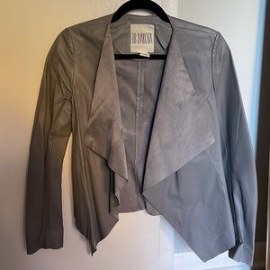 BB Dakota light grey leather jacket